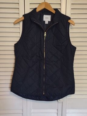 Old Navy Quilted Vest Navy Size M
